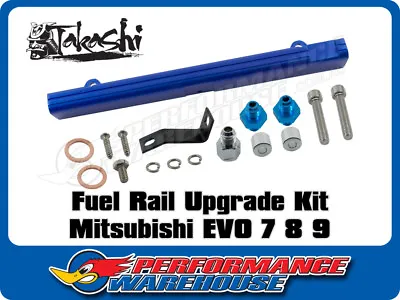 $65.50 • Buy Takashi Mitsubishi EVO 7 8 9 High Performance Fuel Rail Upgrade Kit