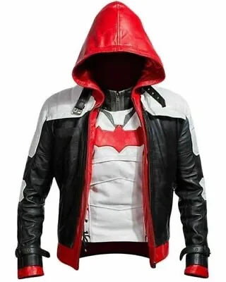 $64.99 • Buy Red Hood Leather Jacket & Vest Batman Arkham Knight Game Costume
