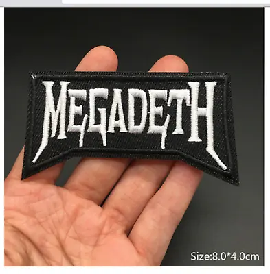 £5.50 • Buy Megadeth Black And White Sew Or Iron On  Patch