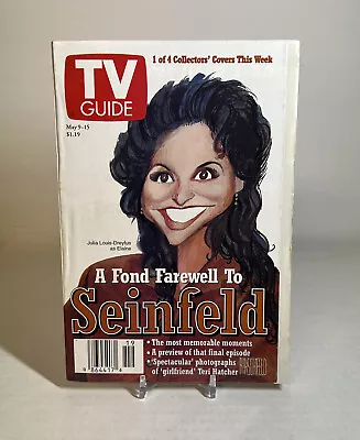 TV Guide Magazine May 9-15 1998 Seinfeld Elaine/Dreyfus 1 Of 4 Collectors Cover • $2.99