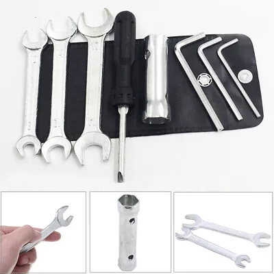 Motorcycle Spark Plug Spanner Wrench Socket Tools Kit For Honda Kawasaki Suzuki • $17.51