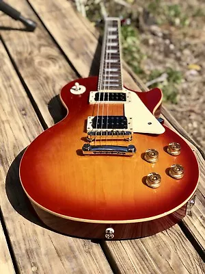 Epiphone Les Paul Classic 2023 Seymour Duncan 59s Heritage Cherry Sunburst • $475