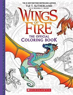 Official Wings Of Fire Coloring Book By  • $4.49