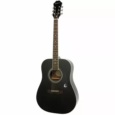 EPIPHONE DR-100 Ebony - Black - Western Guitar Without Ta • $173.56