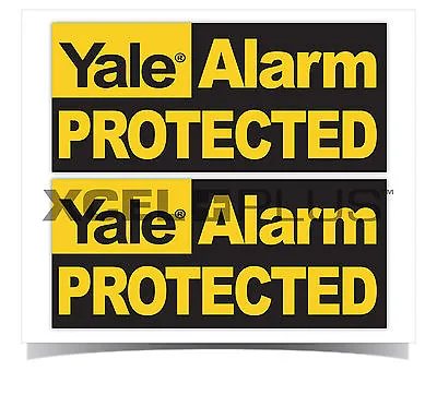 Yale Burglar Alarm Window & Door Security HSA3000 Style Warning Stickers • £2.75