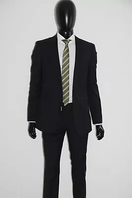 HUGO BOSS Suit Mod. The James4/Sharp6 Size 90 / 36L Regular Fit Super 100 • $269