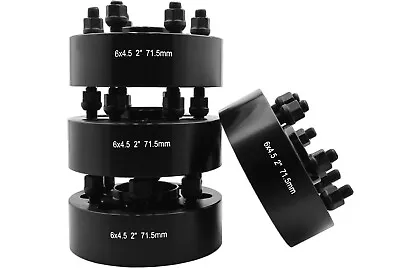 New Set Of 2  6x4.5  Hub Centric Wheel Adapters For 1998-2003 Dodge Durango • $160.47