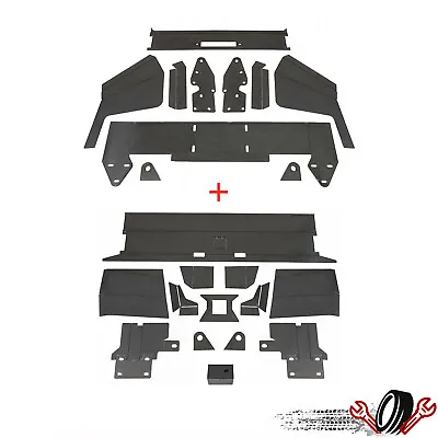 Front & Rear Bumper Bare Metal Kit Mount Plate DIY For Jeep Cherokee XJ 84-01 • $226.99