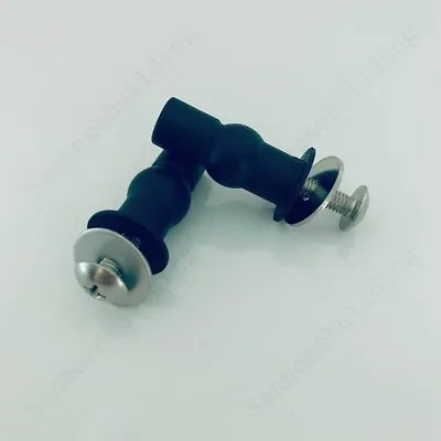 Rubber Bolt Top Fix Toilet Seat Hinge Screw Pan Hole Fixings Rubber Nut 2pcs • $12.65