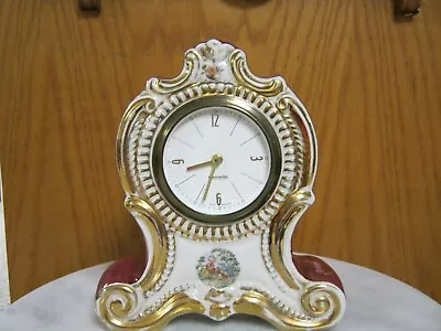 Mercedes Porcelain Clock West Germany • $25