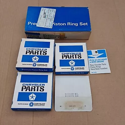 1959-1971 Plymouth Dodge Desoto Chrysler Truck 383 NOS MoPar STD PISTON RING SET • $95