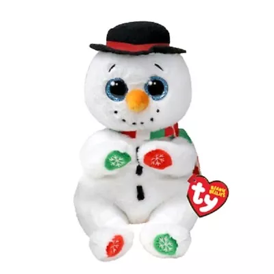 TY Beanie Boos Standard 15cm Size - Christmas Weatherby The Snowman • $7