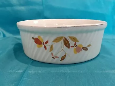 Hall's Superior Quality Kitchenware Autumn Leaf Soufflé Dish • $7