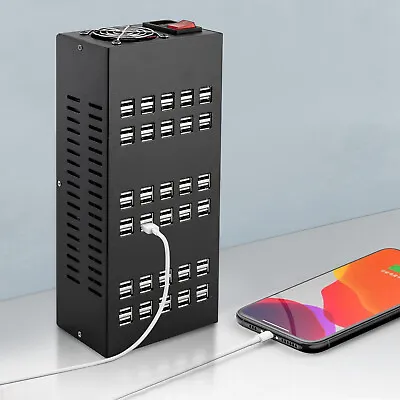 Multi 60 Port USB Charging Station Hub Desktop Cell Phone Charger Organizer 400W • $72.20