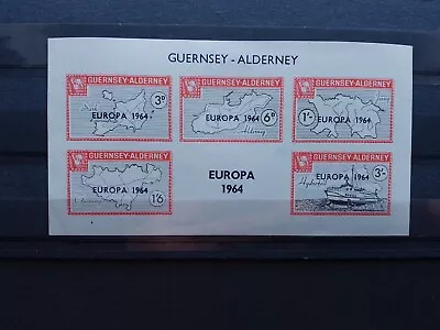 £0.99 • Buy Guernsey -Alderney 1964 Europa Unmounted Mint Minisheet.