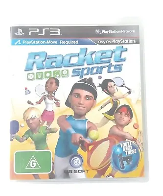 Racquet Sports Motion Sony PlayStation 3 PS3 2010- Complete With Manual  • $3.22