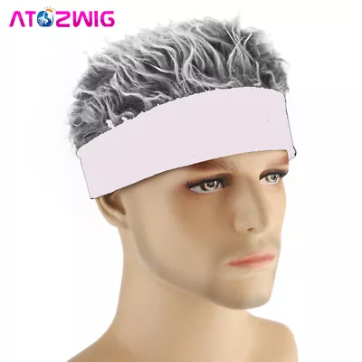 Beanie Cap Women Men Sports Outdoor Wig Rock Punk Street Wig Fake Hair Hat • $6.54