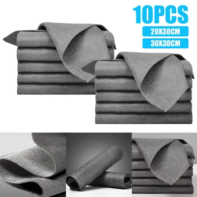 10Pcs Magic Cleaning Cloth Reusable Microfiber Cleaning Pad High Absorption ⇗ • $14.79