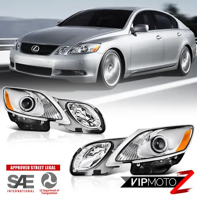  Factory Chrome AFS Headlights  For 2006-2011 LEXUS GS Series 300 460 Pair L+R • $486.95