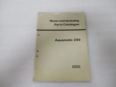 PM81 1974 Volvo Penta Aquamatic 280 Parts Catalog Manual Publ. Nr 2839 • $29.38
