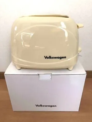 Volkswagen Toaster Ivory VW With BOX Original Limited Ver Roasted Pattern NEW • $124.99