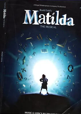MATILDA The Musical 142 Page Sheet Music Book For VOCAL / PIANO Keyboard SOLO + • $10.76