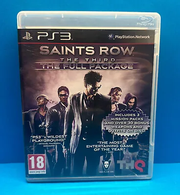 Saints Row The Third : The Full Package (PS3 Game | Complete Inc Manual | EXC) • $14.99