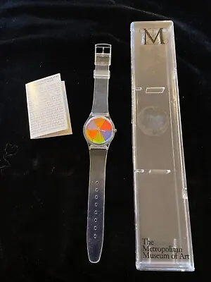 Metropolitan Museum Of Art Color Color Magic  Rainbow Watch Clear Band In Box • $100