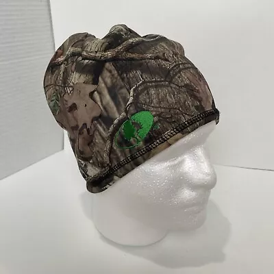 Mossy Oak Break-Up Infinity Camo/Orange Blaze Reversible Fleece Beanie Hunt Gun • $13.90