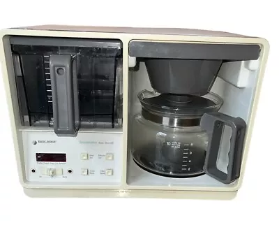 Vintage Black & Decker 10-Cup Undercabinet  Spacemaker Coffee Maker Rv Camper • $64.97