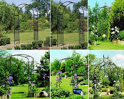 Metal Garden Arches - Garden Steel Arch Plant Support - Archway • £42.34