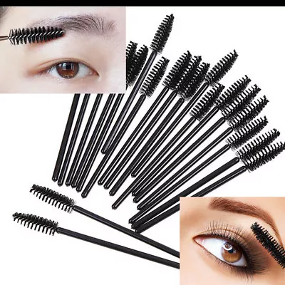 Disposable Eyelash Brush Mascara Wand Lash Extension Eye Brow Applicator US • $6.44