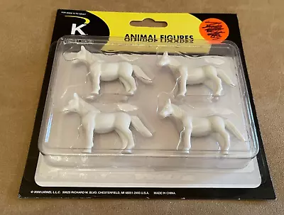 K-Line Lionel O Scale Animal Horses Figures 6-21611 New Paintable Model Train • $24.50