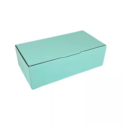 100x Mailing Box 270 X 160 X 120mm Diecut Mint Blue For 3kg Large Satchel B345 • $69.50