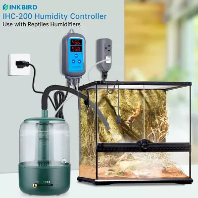 Inkbird Reptile Humidifiers Humidity Control Humidistat Fogger Mushroom Growing  • $72.72