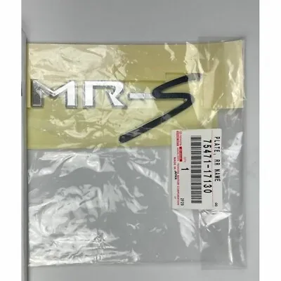 TOYOTA Genuine MR2 Roadster Spyder MR-S ZZW30 Rear  MR-S  Emblem 75471-17130 OEM • $52.66