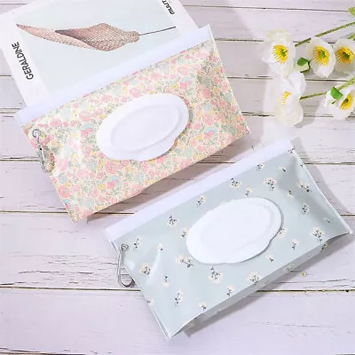 Wipe Case Baby Wipes Container Wipes Dispenser Wipe Holder Wet Wipe Pouch UK • £1.94