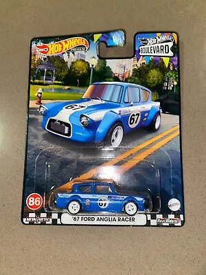 New Hot Wheels Boulevard 2024 - '67 Ford Anglia Racer - #86 - Ford Race Team • $18