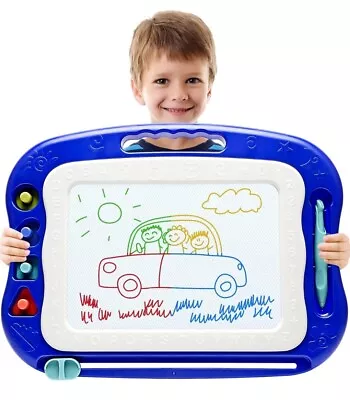 Magnetic Drawing Board Large Doodle Etch A Sketch Erasable Pad Children 2+ • $19.50