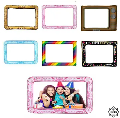 £5.29 • Buy INFLATABLE PHOTO FRAME GIANT Selfie Booth Birthday Hen Party Wedding Pride LGBT