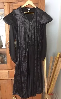$19.99 • Buy Shadow Trooper Vader Costume Black Wizard Sorcerer Goth Cosplay  Steampunk 1X