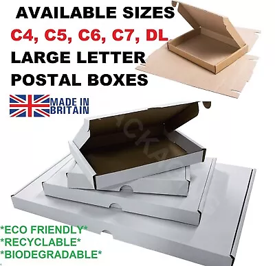 Royal Mail PIP Large Letter Eco Friendly Postal Cardboard Mail Box Multi-Listing • £5.40