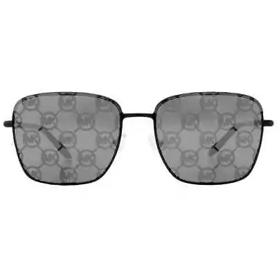 Michael Kors Burlington Silver Mirror Logo Square Men's Sunglasses MK1123 1005AI • $57.35