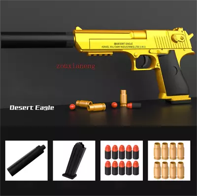 £4.79 • Buy Police Game Soft Bullet Pistol Model Foam Darts Shell Ejecting Blaster Toy Gun