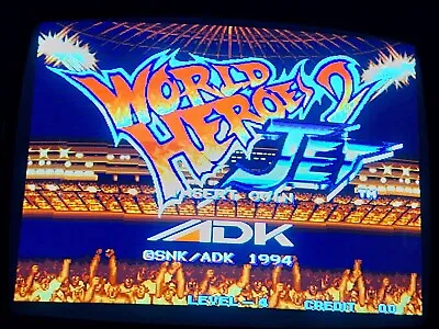 World Heroes 2 Jet NeoGeo Original SNK/ADK Cartridge MVS ARCADE Jamma PCBoard • $50