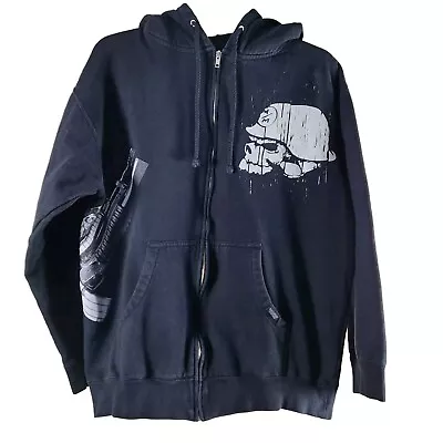 RARE Metal Mulisha Full Zip Hoodie Medium Skull Motocross Dirt Bikes Y2K *READ* • $89.99