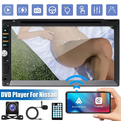 For Nissan Apple CarPlay Car Stereo Radio Android Auto Touch Screen DVD Player • $149.99