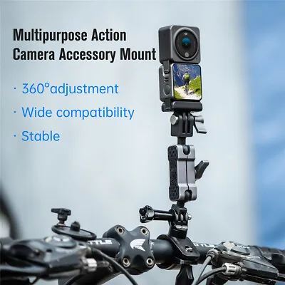 Aluminum Alloy Camera Pea Pod Mounting Bracket For DJI Action 2/ GoPro Hero 9/10 • £14.82