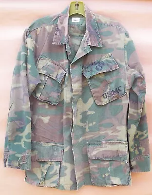 Vietnam War USMC ERDL Camo Jungle Combat Jacket Small/Reg • $19.99