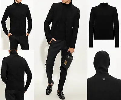 $1007.31 • Buy Salvatore Ferragamo Turtleneck Sweater Hooded Jumper Sweatshirt Pullover M